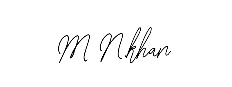 Use a signature maker to create a handwritten signature online. With this signature software, you can design (Bearetta-2O07w) your own signature for name M N.khan. M N.khan signature style 12 images and pictures png