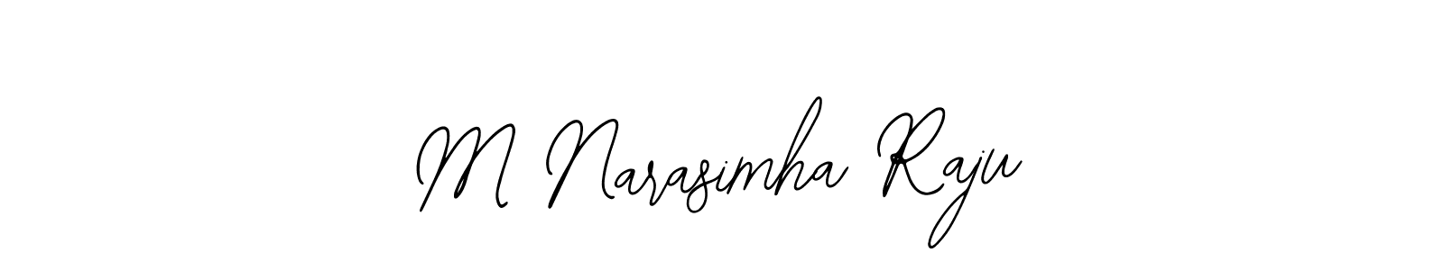 Make a short M Narasimha Raju signature style. Manage your documents anywhere anytime using Bearetta-2O07w. Create and add eSignatures, submit forms, share and send files easily. M Narasimha Raju signature style 12 images and pictures png