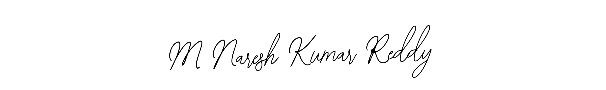 It looks lik you need a new signature style for name M Naresh Kumar Reddy. Design unique handwritten (Bearetta-2O07w) signature with our free signature maker in just a few clicks. M Naresh Kumar Reddy signature style 12 images and pictures png