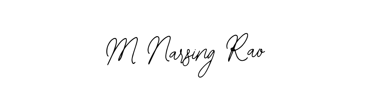 Once you've used our free online signature maker to create your best signature Bearetta-2O07w style, it's time to enjoy all of the benefits that M Narsing Rao name signing documents. M Narsing Rao signature style 12 images and pictures png