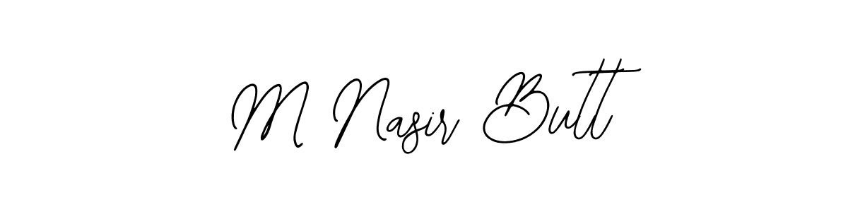 You should practise on your own different ways (Bearetta-2O07w) to write your name (M Nasir Butt) in signature. don't let someone else do it for you. M Nasir Butt signature style 12 images and pictures png