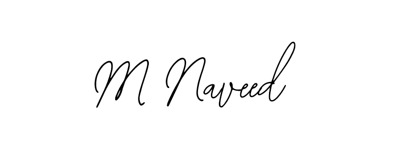 The best way (Bearetta-2O07w) to make a short signature is to pick only two or three words in your name. The name M Naveed include a total of six letters. For converting this name. M Naveed signature style 12 images and pictures png