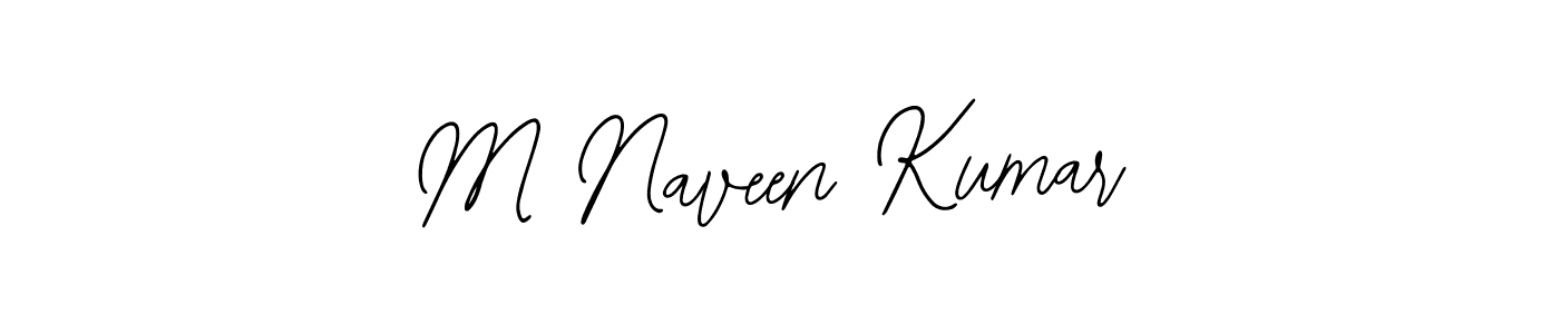 M Naveen Kumar stylish signature style. Best Handwritten Sign (Bearetta-2O07w) for my name. Handwritten Signature Collection Ideas for my name M Naveen Kumar. M Naveen Kumar signature style 12 images and pictures png