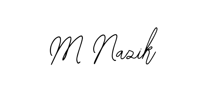 Make a beautiful signature design for name M Nazik. Use this online signature maker to create a handwritten signature for free. M Nazik signature style 12 images and pictures png