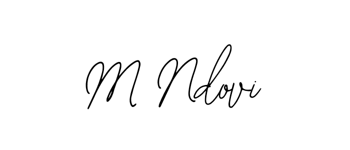 How to make M Ndovi signature? Bearetta-2O07w is a professional autograph style. Create handwritten signature for M Ndovi name. M Ndovi signature style 12 images and pictures png