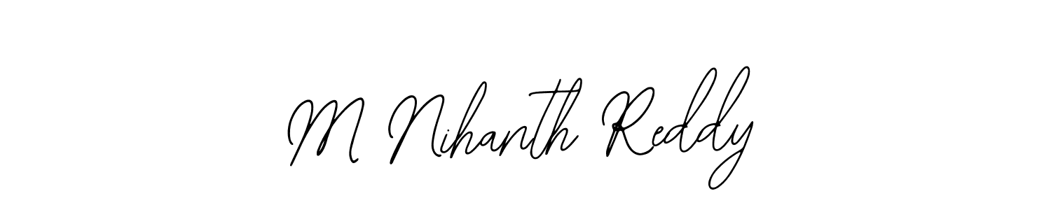 It looks lik you need a new signature style for name M Nihanth Reddy. Design unique handwritten (Bearetta-2O07w) signature with our free signature maker in just a few clicks. M Nihanth Reddy signature style 12 images and pictures png