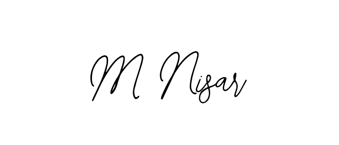 It looks lik you need a new signature style for name M Nisar. Design unique handwritten (Bearetta-2O07w) signature with our free signature maker in just a few clicks. M Nisar signature style 12 images and pictures png
