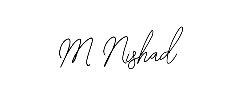 It looks lik you need a new signature style for name M Nishad. Design unique handwritten (Bearetta-2O07w) signature with our free signature maker in just a few clicks. M Nishad signature style 12 images and pictures png