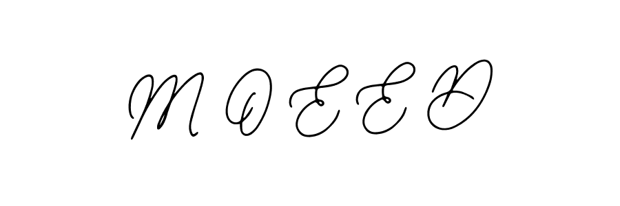 Design your own signature with our free online signature maker. With this signature software, you can create a handwritten (Bearetta-2O07w) signature for name M O E E D. M O E E D signature style 12 images and pictures png