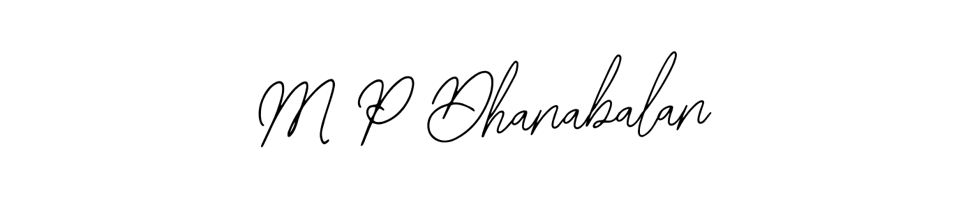 Use a signature maker to create a handwritten signature online. With this signature software, you can design (Bearetta-2O07w) your own signature for name M P Dhanabalan. M P Dhanabalan signature style 12 images and pictures png