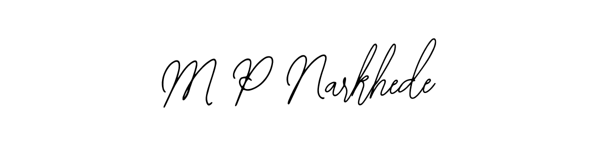Similarly Bearetta-2O07w is the best handwritten signature design. Signature creator online .You can use it as an online autograph creator for name M P Narkhede. M P Narkhede signature style 12 images and pictures png