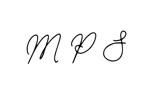 Also we have M P S name is the best signature style. Create professional handwritten signature collection using Bearetta-2O07w autograph style. M P S signature style 12 images and pictures png