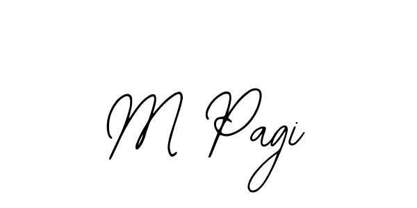 Make a beautiful signature design for name M Pagi. Use this online signature maker to create a handwritten signature for free. M Pagi signature style 12 images and pictures png