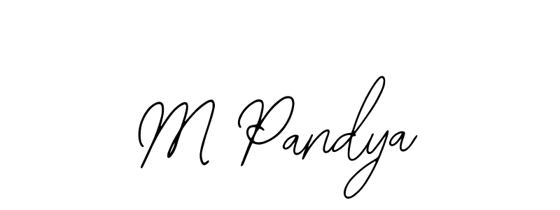 Similarly Bearetta-2O07w is the best handwritten signature design. Signature creator online .You can use it as an online autograph creator for name M Pandya. M Pandya signature style 12 images and pictures png
