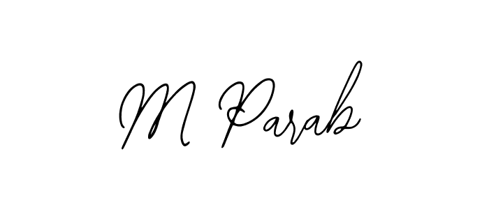 Also we have M Parab name is the best signature style. Create professional handwritten signature collection using Bearetta-2O07w autograph style. M Parab signature style 12 images and pictures png