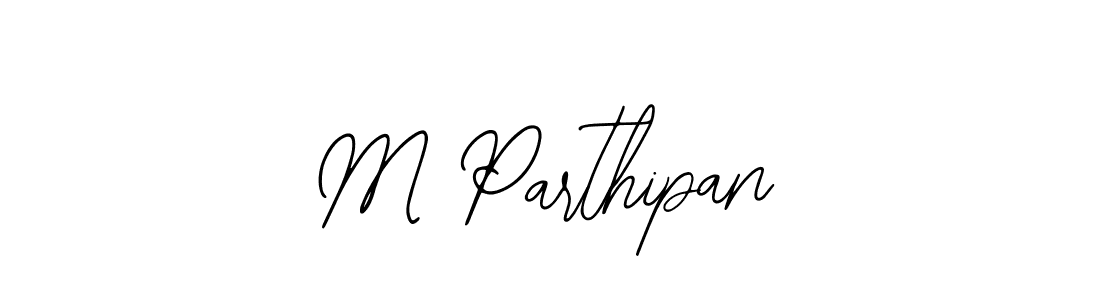 The best way (Bearetta-2O07w) to make a short signature is to pick only two or three words in your name. The name M Parthipan include a total of six letters. For converting this name. M Parthipan signature style 12 images and pictures png