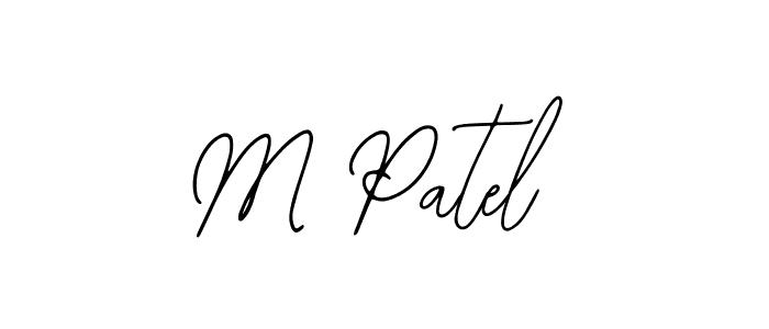 Also we have M Patel name is the best signature style. Create professional handwritten signature collection using Bearetta-2O07w autograph style. M Patel signature style 12 images and pictures png