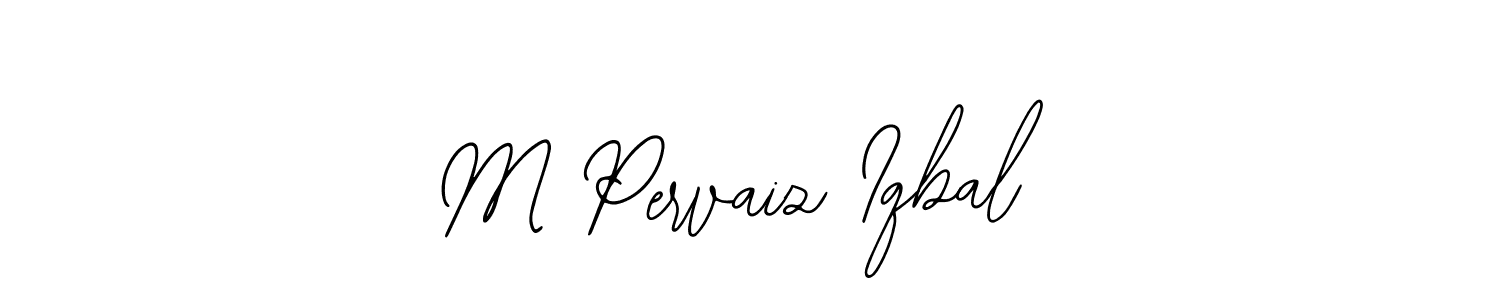 Also we have M Pervaiz Iqbal name is the best signature style. Create professional handwritten signature collection using Bearetta-2O07w autograph style. M Pervaiz Iqbal signature style 12 images and pictures png