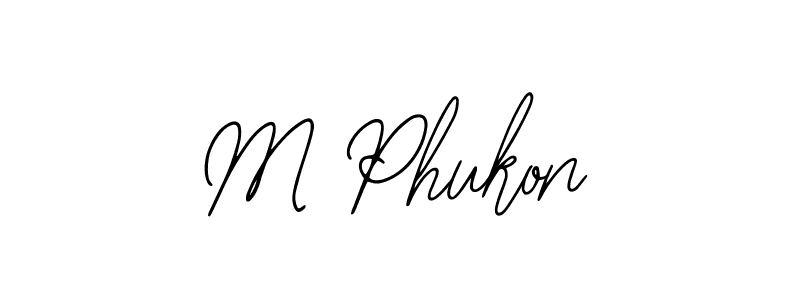It looks lik you need a new signature style for name M Phukon. Design unique handwritten (Bearetta-2O07w) signature with our free signature maker in just a few clicks. M Phukon signature style 12 images and pictures png