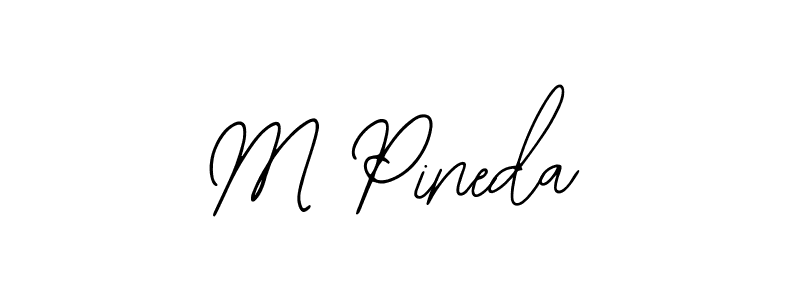 Similarly Bearetta-2O07w is the best handwritten signature design. Signature creator online .You can use it as an online autograph creator for name M Pineda. M Pineda signature style 12 images and pictures png