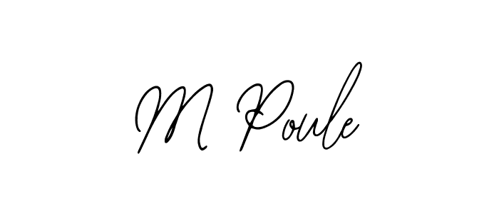 Bearetta-2O07w is a professional signature style that is perfect for those who want to add a touch of class to their signature. It is also a great choice for those who want to make their signature more unique. Get M Poule name to fancy signature for free. M Poule signature style 12 images and pictures png