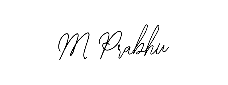 Create a beautiful signature design for name M Prabhu. With this signature (Bearetta-2O07w) fonts, you can make a handwritten signature for free. M Prabhu signature style 12 images and pictures png