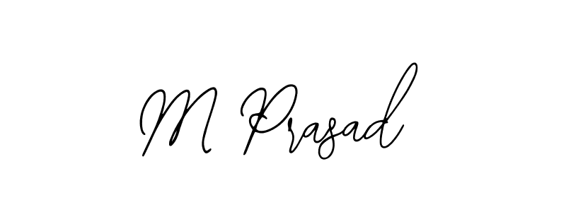 Create a beautiful signature design for name M Prasad. With this signature (Bearetta-2O07w) fonts, you can make a handwritten signature for free. M Prasad signature style 12 images and pictures png