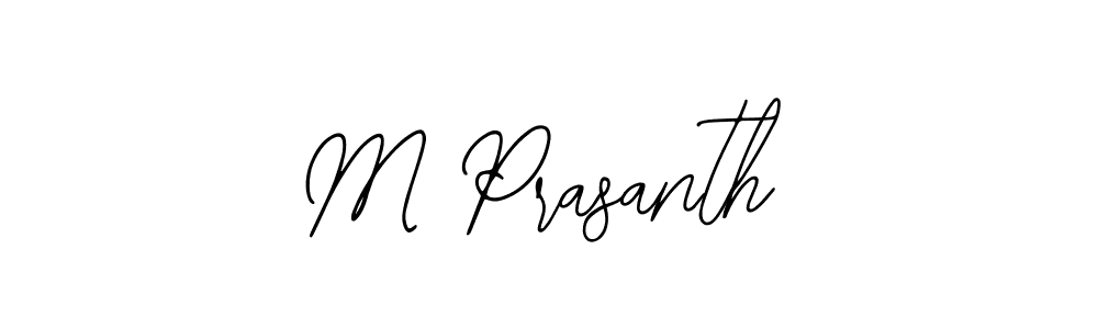 Also we have M Prasanth name is the best signature style. Create professional handwritten signature collection using Bearetta-2O07w autograph style. M Prasanth signature style 12 images and pictures png