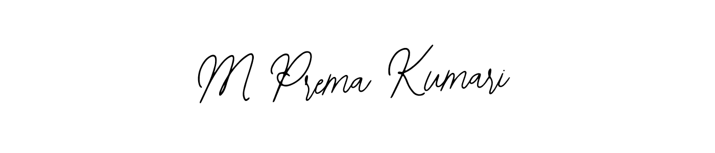 if you are searching for the best signature style for your name M Prema Kumari. so please give up your signature search. here we have designed multiple signature styles  using Bearetta-2O07w. M Prema Kumari signature style 12 images and pictures png