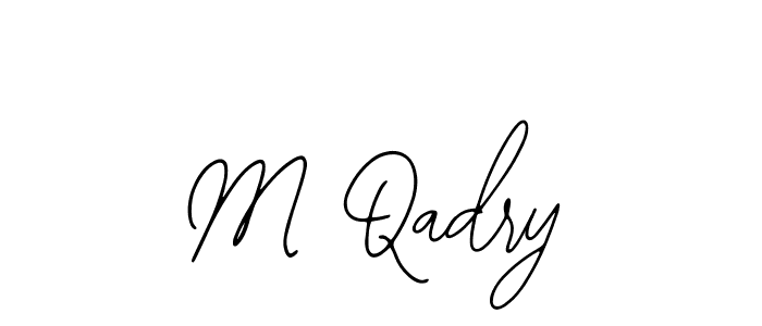 How to Draw M Qadry signature style? Bearetta-2O07w is a latest design signature styles for name M Qadry. M Qadry signature style 12 images and pictures png
