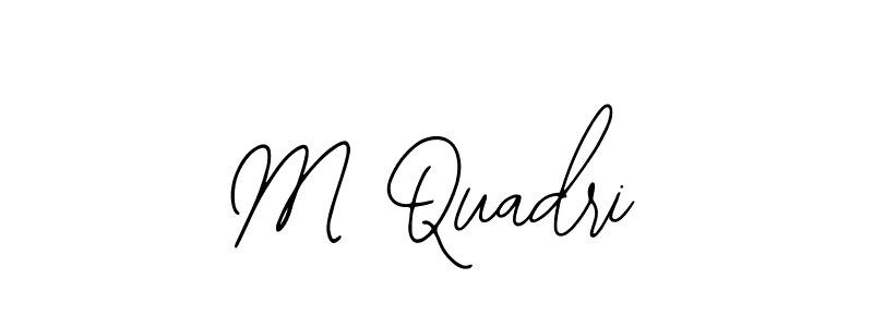 Create a beautiful signature design for name M Quadri. With this signature (Bearetta-2O07w) fonts, you can make a handwritten signature for free. M Quadri signature style 12 images and pictures png