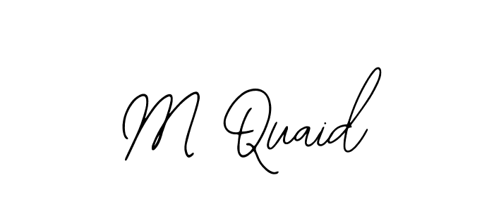 Also we have M Quaid name is the best signature style. Create professional handwritten signature collection using Bearetta-2O07w autograph style. M Quaid signature style 12 images and pictures png