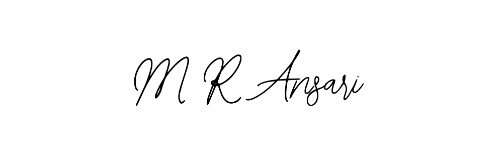 Make a beautiful signature design for name M R Ansari. Use this online signature maker to create a handwritten signature for free. M R Ansari signature style 12 images and pictures png