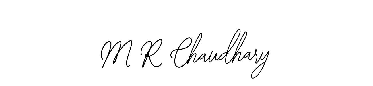 How to Draw M R Chaudhary signature style? Bearetta-2O07w is a latest design signature styles for name M R Chaudhary. M R Chaudhary signature style 12 images and pictures png