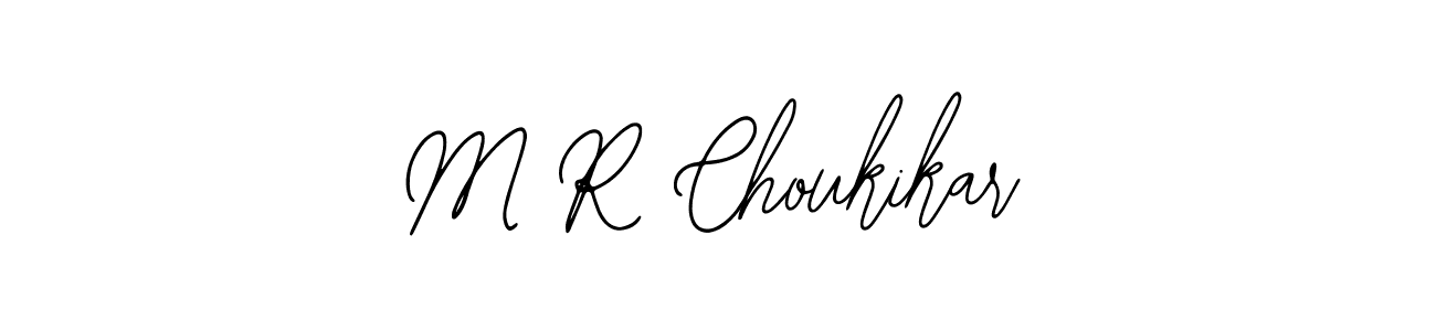 How to Draw M R Choukikar signature style? Bearetta-2O07w is a latest design signature styles for name M R Choukikar. M R Choukikar signature style 12 images and pictures png