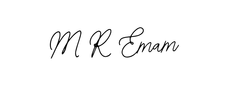 Make a beautiful signature design for name M R Emam. With this signature (Bearetta-2O07w) style, you can create a handwritten signature for free. M R Emam signature style 12 images and pictures png