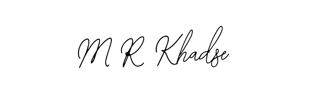 M R Khadse stylish signature style. Best Handwritten Sign (Bearetta-2O07w) for my name. Handwritten Signature Collection Ideas for my name M R Khadse. M R Khadse signature style 12 images and pictures png