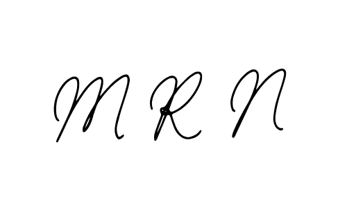 Make a beautiful signature design for name M R N. With this signature (Bearetta-2O07w) style, you can create a handwritten signature for free. M R N signature style 12 images and pictures png