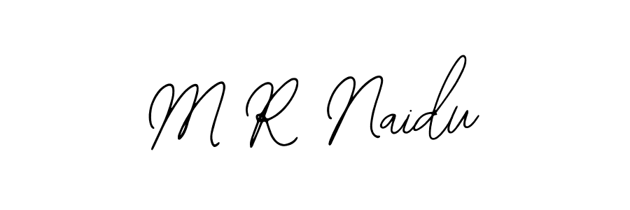 Create a beautiful signature design for name M R Naidu. With this signature (Bearetta-2O07w) fonts, you can make a handwritten signature for free. M R Naidu signature style 12 images and pictures png