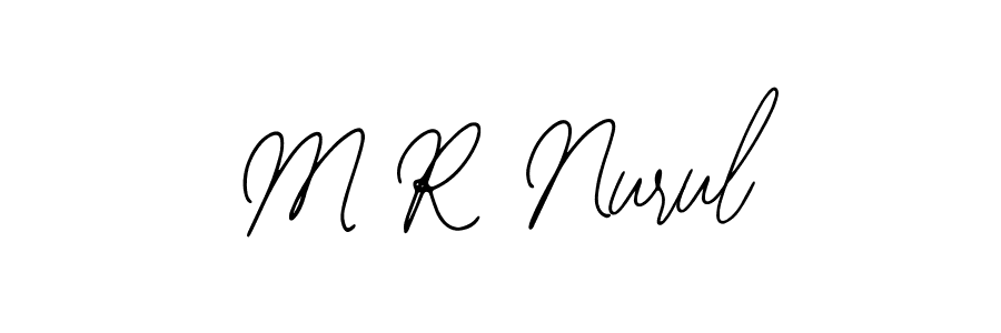 Also You can easily find your signature by using the search form. We will create M R Nurul name handwritten signature images for you free of cost using Bearetta-2O07w sign style. M R Nurul signature style 12 images and pictures png