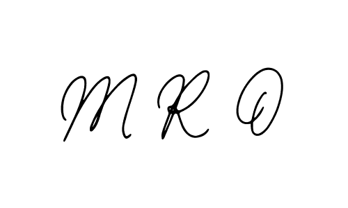 How to make M R O name signature. Use Bearetta-2O07w style for creating short signs online. This is the latest handwritten sign. M R O signature style 12 images and pictures png