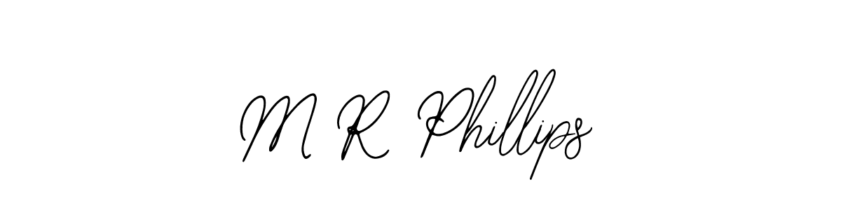 Bearetta-2O07w is a professional signature style that is perfect for those who want to add a touch of class to their signature. It is also a great choice for those who want to make their signature more unique. Get M R Phillips name to fancy signature for free. M R Phillips signature style 12 images and pictures png