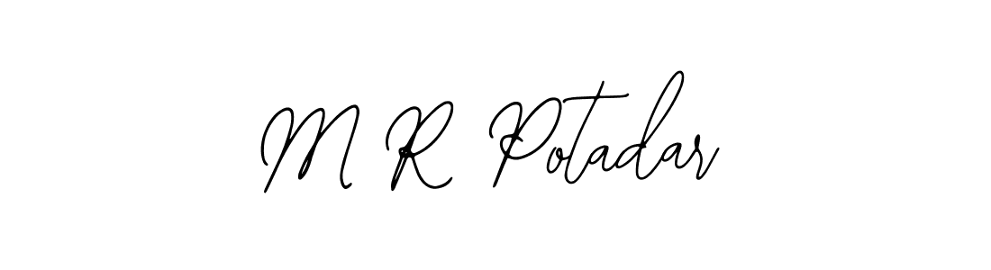 Also we have M R Potadar name is the best signature style. Create professional handwritten signature collection using Bearetta-2O07w autograph style. M R Potadar signature style 12 images and pictures png