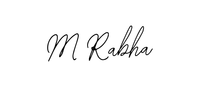 It looks lik you need a new signature style for name M Rabha. Design unique handwritten (Bearetta-2O07w) signature with our free signature maker in just a few clicks. M Rabha signature style 12 images and pictures png