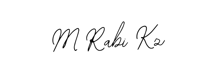 How to Draw M Rabi Kz signature style? Bearetta-2O07w is a latest design signature styles for name M Rabi Kz. M Rabi Kz signature style 12 images and pictures png