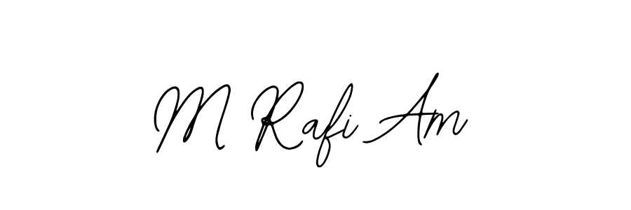 The best way (Bearetta-2O07w) to make a short signature is to pick only two or three words in your name. The name M Rafi Am include a total of six letters. For converting this name. M Rafi Am signature style 12 images and pictures png