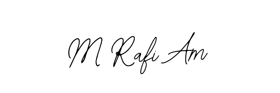 Design your own signature with our free online signature maker. With this signature software, you can create a handwritten (Bearetta-2O07w) signature for name M Rafi Am. M Rafi Am signature style 12 images and pictures png