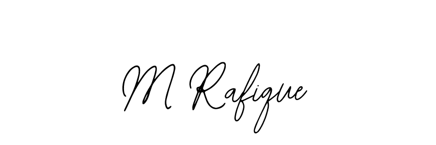 How to make M Rafique signature? Bearetta-2O07w is a professional autograph style. Create handwritten signature for M Rafique name. M Rafique signature style 12 images and pictures png