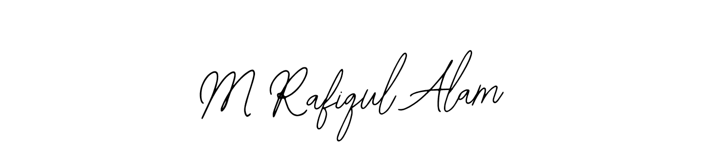 Design your own signature with our free online signature maker. With this signature software, you can create a handwritten (Bearetta-2O07w) signature for name M Rafiqul Alam. M Rafiqul Alam signature style 12 images and pictures png