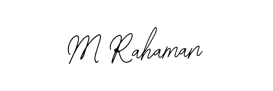 You should practise on your own different ways (Bearetta-2O07w) to write your name (M Rahaman) in signature. don't let someone else do it for you. M Rahaman signature style 12 images and pictures png